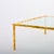1960s Large Modernist Brass Coffee Table For Sale - Image 4 of 6