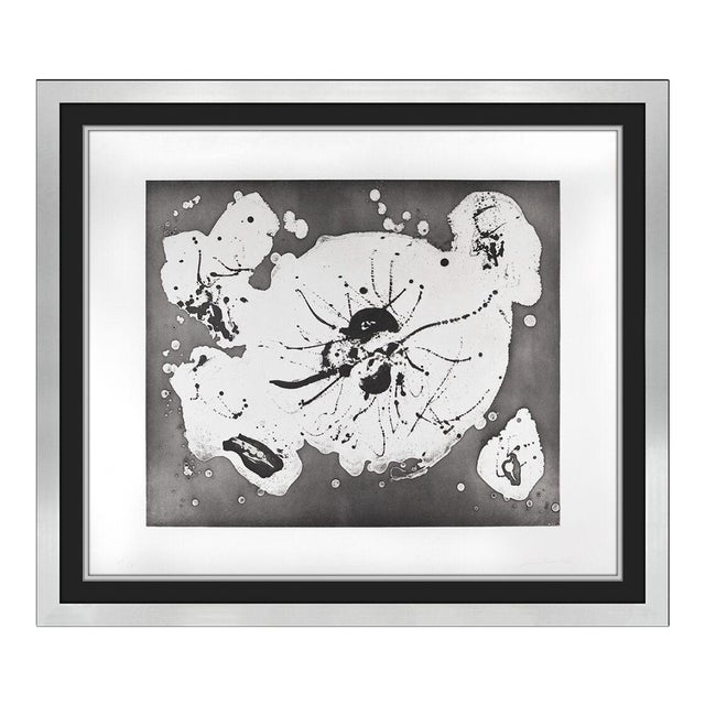 1970s Island Plate (I.4; SFE.1H), Sam Francis For Sale