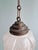 Copper Art Deco Pendant Light in Frosted Clear Glass, 1920s-1930s For Sale - Image 8 of 18