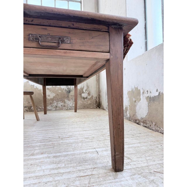 Vintage Farmhouse Table in Oak, 1950s For Sale - Image 17 of 18