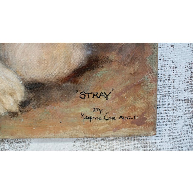 Stray Painting by Marjorie Cox, 1930s For Sale - Image 4 of 12