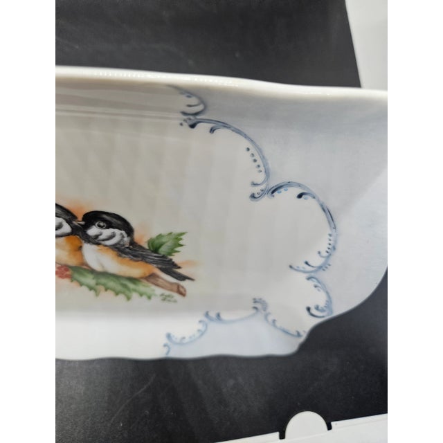Vintage Handpainted Bird Themed Vanity Tray, Signed Betty Smith For Sale - Image 4 of 5