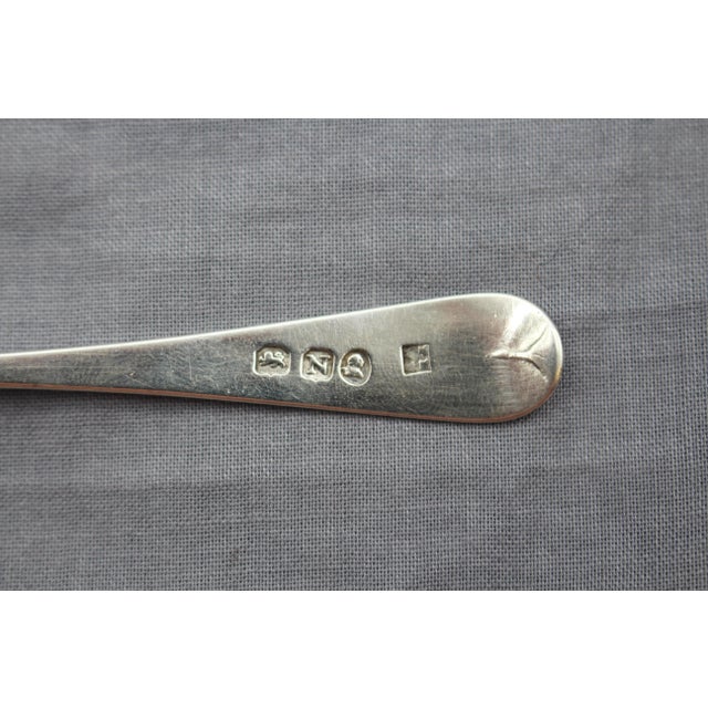 1808 English Set of Four Sterling Silver Teaspoons by Peter and William Bateman For Sale In Raleigh - Image 6 of 6