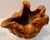 1970s Vintage Hand-Carved Burl Wood Sculptural Bowl For Sale - Image 5 of 13