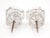 Pair of Vintage 2 In. Octagon Clear Glass Drawer Cabinet Knobs For Sale - Image 4 of 4