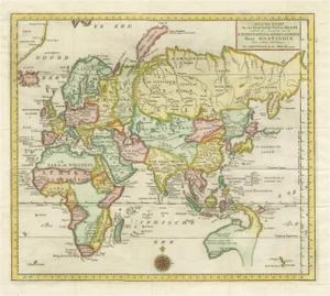 Antique Map of the Eastern Part of the World
