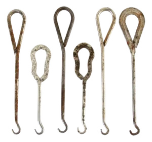 Antique Boot Hook Collection of 6