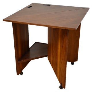 Mid-Century Triangular Bar Cart For Sale