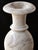 Stone Ziarat White Marble Vase – Handcrafted Natural Stone Decorative Urn, 6" X 6" X 18" For Sale - Image 7 of 8