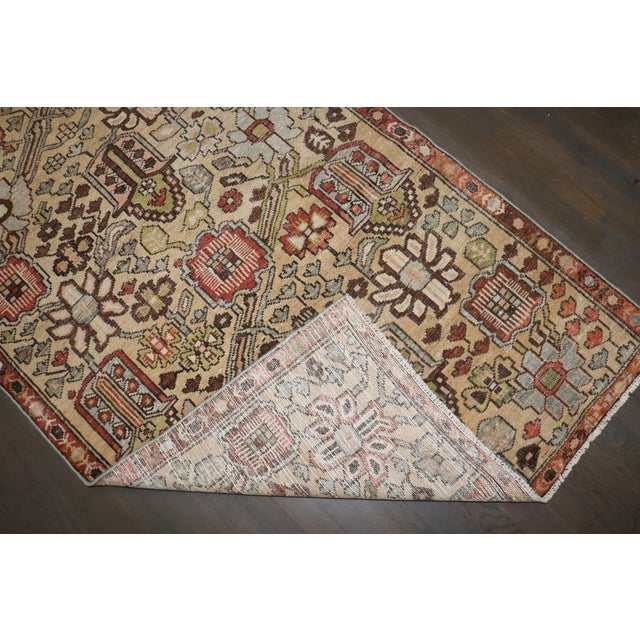 Early 20th Century Bakhtiari Floral Scatter Size Rug no. j5258 For Sale - Image 5 of 6