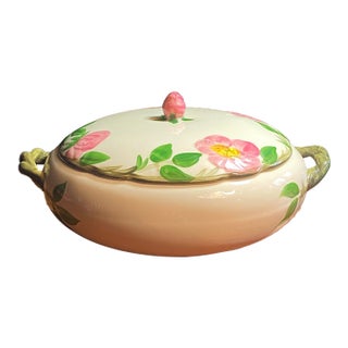 Franciscan Desert Rose 7” Covered Vegetable Casserole Dish Usa For Sale