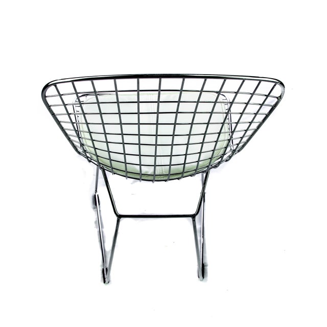 Mid 20th Century Vintage Mid Century Chrome Mesh Chair For Sale - Image 5 of 8
