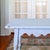 Early 20th Century Blue Painted Scalloped American Farmhouse Side Table For Sale - Image 11 of 18