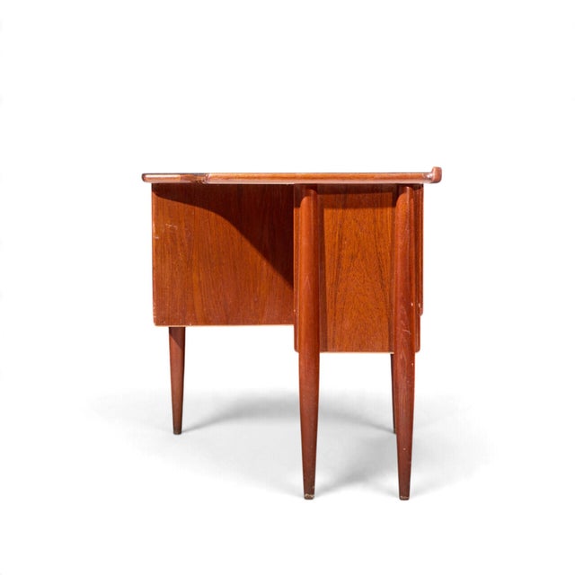 Mid 20th Century Göran Strand Mid Century Swedish Teak Boomerang Desk For Sale - Image 5 of 10