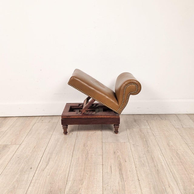 Victorian/Edwardian Adjustable Gout Stool For Sale - Image 11 of 12
