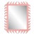 Fleur Home Audubon Rectangle Mirror in Pink Punch, 24x38 For Sale