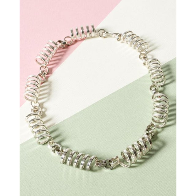 Silver Collier by Cecilia Johansson, 2002 For Sale - Image 3 of 6