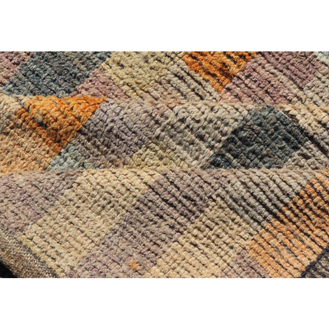 Keivan Woven Arts Modern Abstract Rug, Colorful Design 7' X 9'6 For Sale - Image 11 of 12
