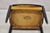 Norco Mid Century Modern Sculpted Footstool Ottoman Tapered Leg Black Vinyl Seat For Sale - Image 9 of 11