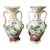 Porcelain De Paris Napoleon III French Hand Painted Vases - a Pair For Sale
