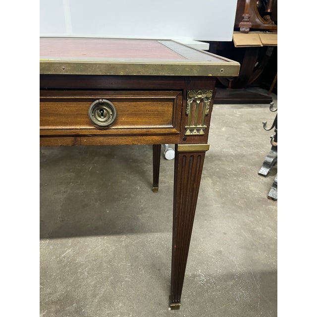 Early 20th Century Louis XVI Style Mahogany Writing Table For Sale - Image 10 of 13