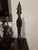 Monumental Mid-Century Balinese Art Deco Elongated Maiden Hardwood Sculpture For Sale - Image 4 of 12