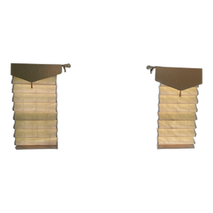 Pair of New Custom Fabricut Roman Shade Window Treatments – Still in the Packaging