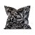Black Premier Prints MM Designs Black White Botanical Floral Leaf Leaves Pillow Covers- 3 Pc Set For Sale - Image 8 of 10