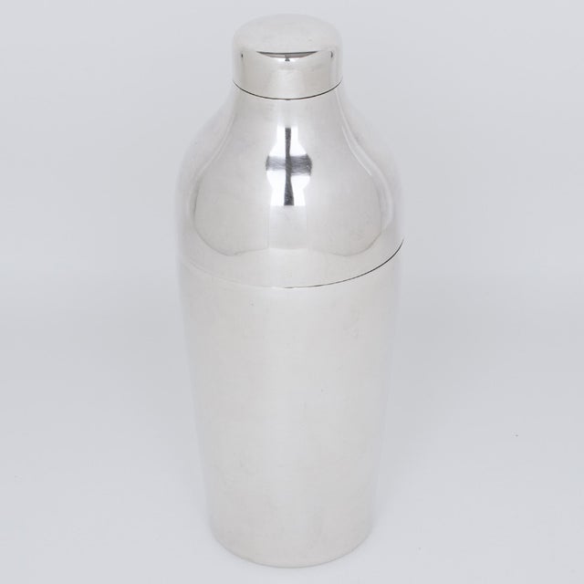 Contemporary Roberto Sambonet Silver Plate Cocktail Shaker For Sale - Image 3 of 10
