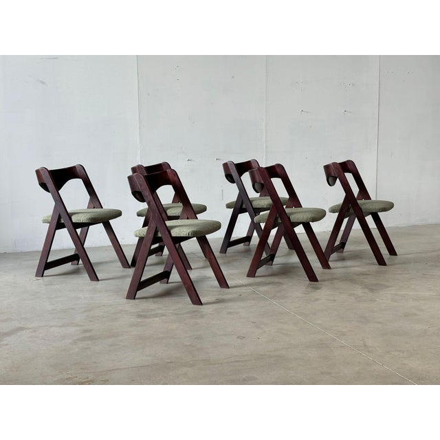 Mid-Century Italian Dining Chairs, 1960s, Set of 6 For Sale - Image 4 of 18
