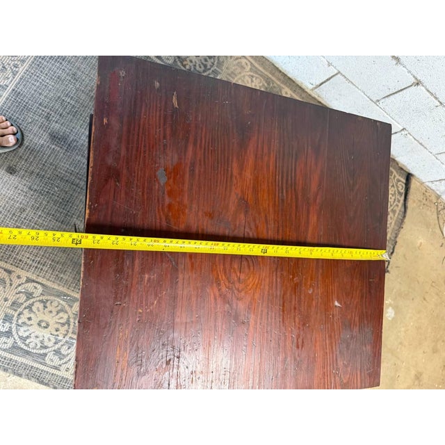 Antique Late 18th -19th Century Federal Style End Side Table For Sale - Image 10 of 11