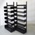 Industrial Metal Shelving Unit Congress Model in Black Lacquered Metal Frame from Lips Vago, Set of 2 For Sale - Image 6 of 8