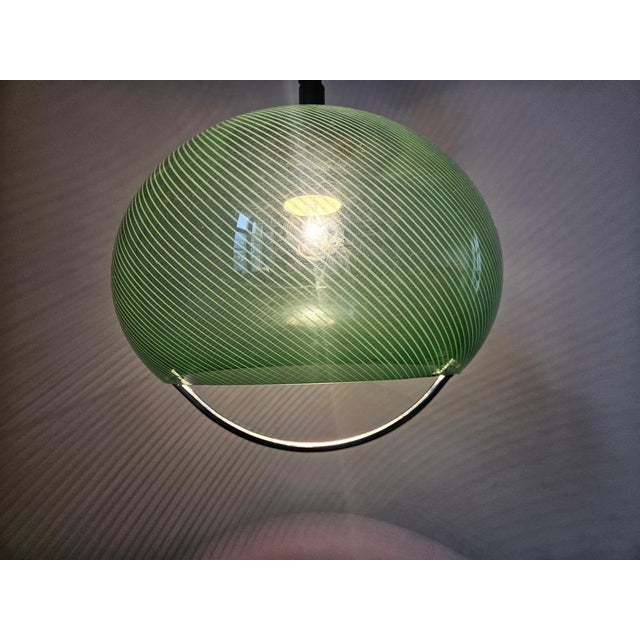 Black Mid-Century Meblo Pendant from Guzzini, Italy, 1970s For Sale - Image 8 of 10