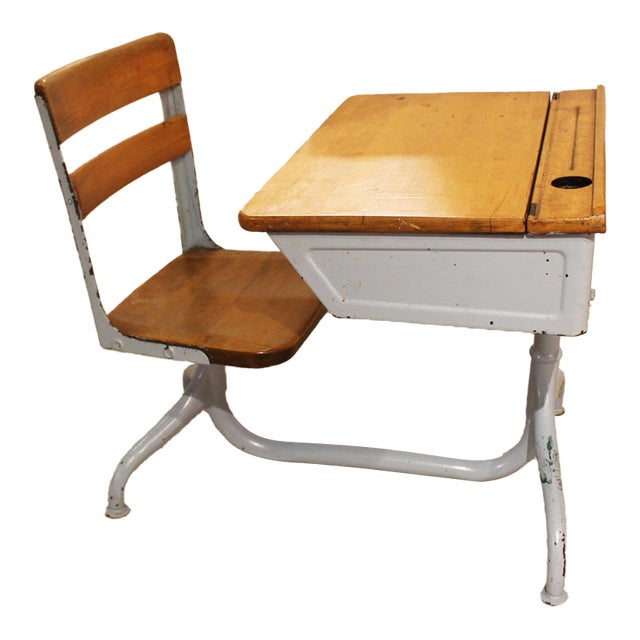 Mid-20th Century American Seating Company Child's School Desk For Sale