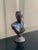 Late 20th Century Neoclassical Grand Tour Cast Metal Bust of Diana the Huntress For Sale - Image 5 of 10
