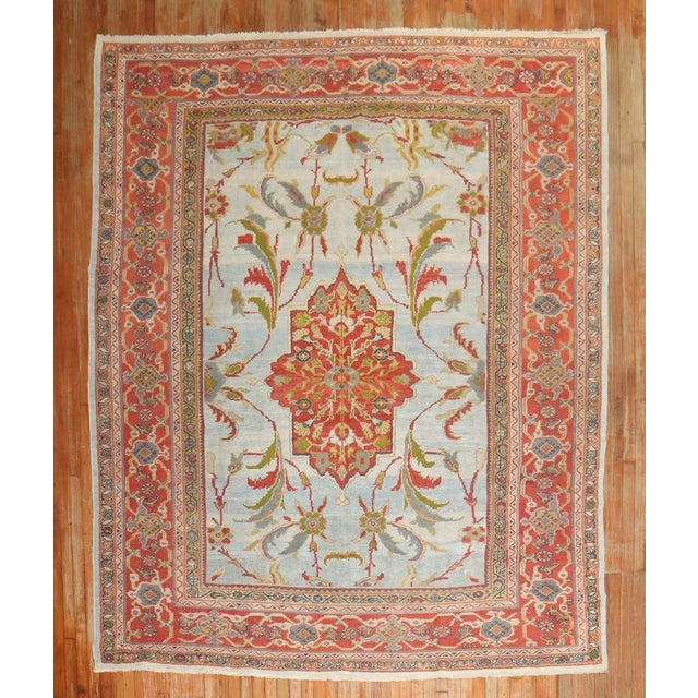Late 19th Century Zabihi Collection Sultanabad Rug For Sale In New York - Image 6 of 7