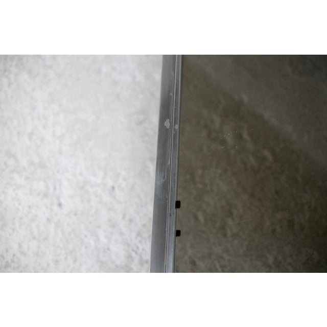 Steel Coffee Table with Double Smoked Glass Tops, France, 1970s For Sale - Image 3 of 18