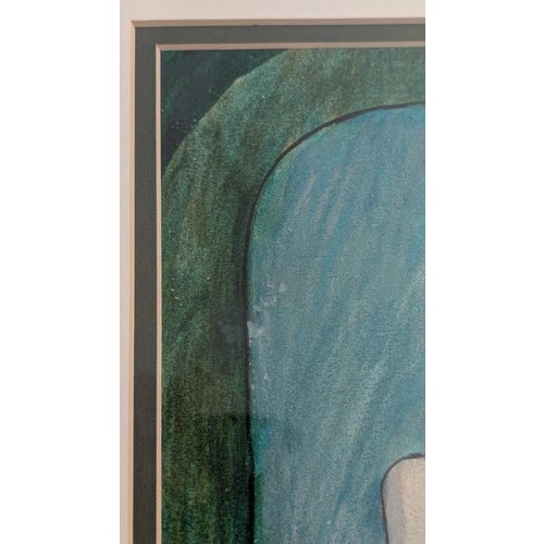 Framed Matted Painting by Aharon Shevo: A Cover Illustration for the Book: "Tales of the Prophet Samuel: Retold for Jewish Youth".1969 For Sale - Image 15 of 18