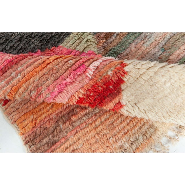 Textile Contemporary Abstract Moroccan Wool Rug by Doris Leslie Blau For Sale - Image 7 of 10