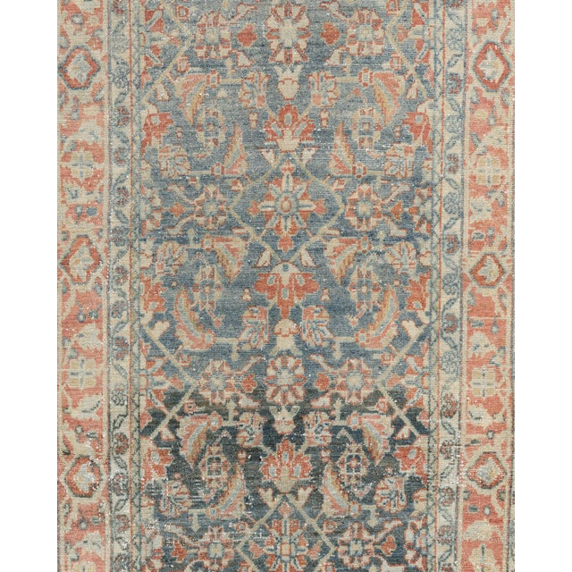 Vintage Circa 1940 Distressed Malayer Runner 3'1 X 12'9 For Sale In New York - Image 6 of 12
