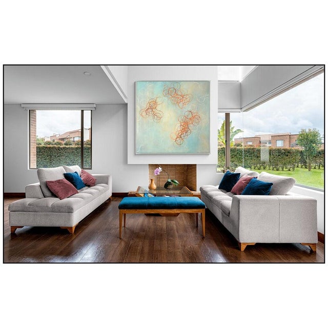 Message us to inquire about custom framing options! (Included for free with every purchase) The artwork here, "Spiral...