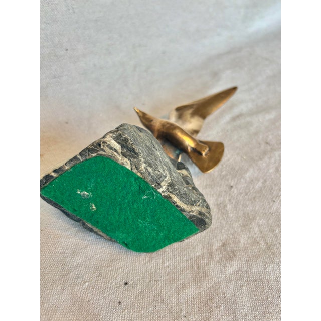 20th Century French Charles Reussner Bronze Seagull Sculpture For Sale - Image 9 of 9