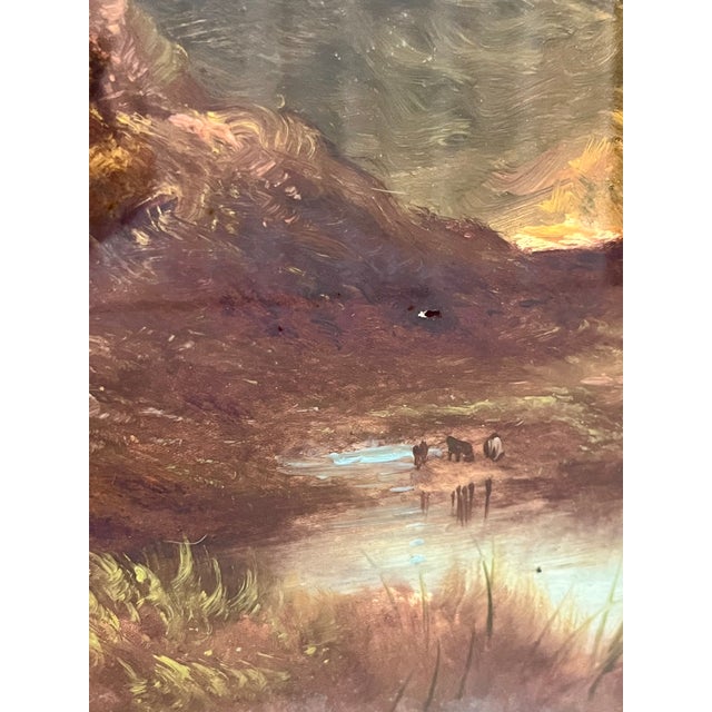 Pair Vintage Gilt Wood Framed English Landacape Paintings For Sale - Image 16 of 17