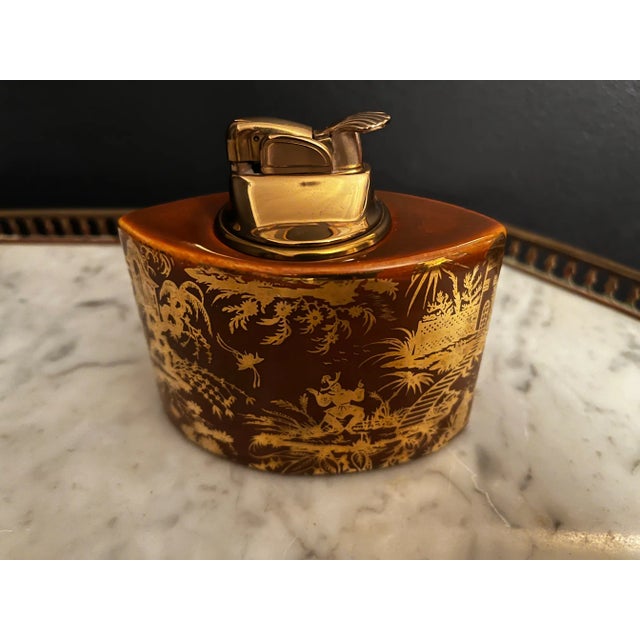 Piero Fornasetti Piccolo Coromandel Chinoiserie Smoking Set- 3 Pieces For Sale In Saint Louis - Image 6 of 9