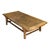Chinese Daybed/Coffee Table With Rattan Inlaid Surface Elm Wood Chairish