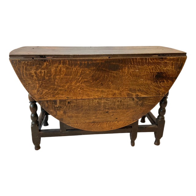 1820s English William and Mary Gateleg Table For Sale
