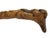 Brown Antique Folk Art Carved Wood Dog Animal & Bearded Man Double Face Walking Stick For Sale - Image 8 of 10