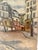 French, Mid-20th Century, Parisian Street Scene, Montmartre For Sale - Image 4 of 5