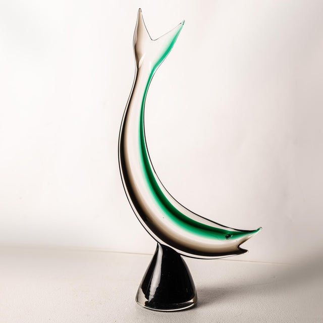 Italian Sommerso Murano Crystal Model, 1960s For Sale - Image 13 of 13