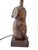 Vintage Owl Large Resin Faux Wood Owl Bedside Tabletop Lamp For Sale - Image 4 of 12
